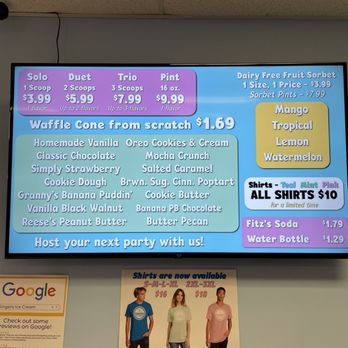 Singers Ice Cream - Menu - Desserts Near Me - House Springs, Missouri Singers Ice Cream - Menu - Desserts Near Me - House Springs, Missouri