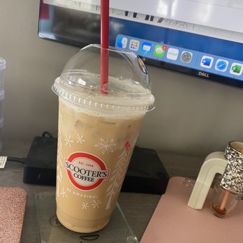 Scooter's Coffee - a cup of iced coffee - Coffee & Tea Near Me - O'Fallon, Missouri