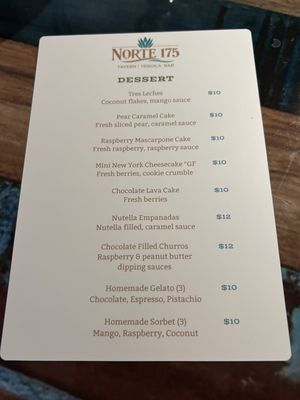 Menu photo 5 Norte 175 Wharton, NJ Menu photo 5 Norte 175 Wharton, NJ