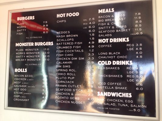 Menu photo 3 Woolgoolga Industrial Takeaway Woolgoolga, NSW
