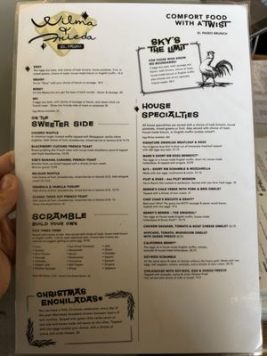 Menu photo 2 Wilma & Frieda's Cafe Palm Desert, CA Menu photo 2 Wilma & Frieda's Cafe Palm Desert, CA
