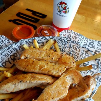 PDQ Chicken - 5 piece grilled chicken tender with fries and a side of buffalo sauce & honey bbq...$10.49/regular soda - Sandwiches Near Me - Oakland Park, Florida
