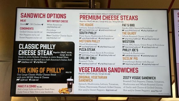 Menu photo 2 The Cheese Steak Shop Castro Valley, CA Menu photo 2 The Cheese Steak Shop Castro Valley, CA