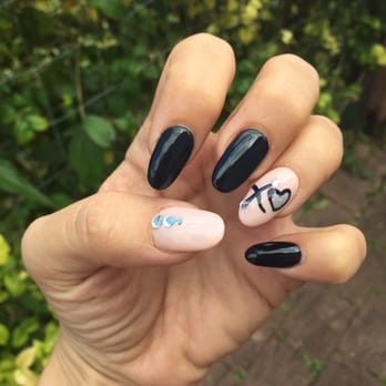 Jade Nails & Spa - Love my almond shaped Valentine's Day nails! - Nail Salons Near Me - Miami, Florida Jade Nails & Spa - Love my almond shaped Valentine's Day nails! - Nail Salons Near Me - Miami, Florida