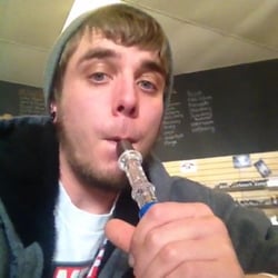 Milwaukee Vapor/Mke Vape - My atomizer on the hookah hose from the crazy mod
