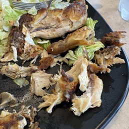 Pollo Asado (1/2): very dry meat Pollo Asado (1/2): very dry meat
