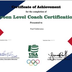 Health Coach PV - Certified USA Boxing Coach