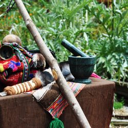 Rising Fire Shamanic Healing Center - Mesa on the altar