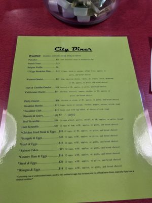 Menu photo 4 City Diner Richmond, VA
