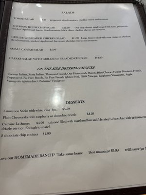 Menu photo 8 Bourbon House Pizza Newport, KY