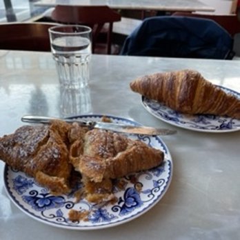 Ellie's - perfect almond and plain croissant - Breakfast & Brunch Near Me - Providence, Rhode Island