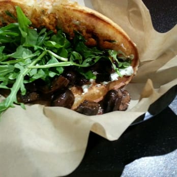 Bruxie - Mushroom with arugala and goat cheese - Breakfast & Brunch Near Me - Brea, California Bruxie - Mushroom with arugala and goat cheese - Breakfast & Brunch Near Me - Brea, California