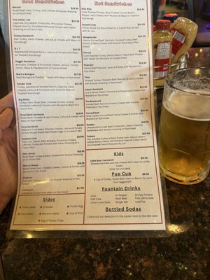 Menu photo 3 Tony's Bar & Deli Placentia, CA