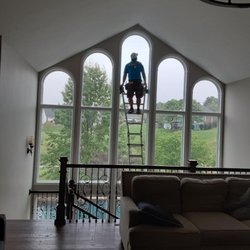 Vossome Window Cleaning - Atrium fun!