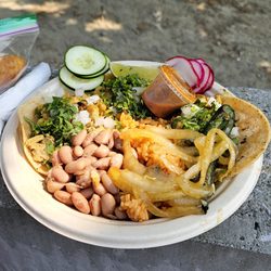 Tacos Y Mas Catering - Super yummy 3 chicken street tacos for $12