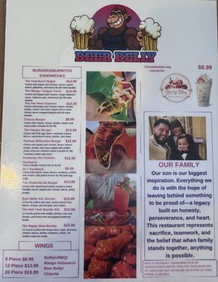 Menu photo 2 Beer Belly Radcliff, KY