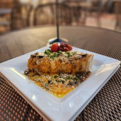 Rockslide Brew Pub - Brisket Breakfast Burrito-2 chicken or duck eggs, potatoes, bell peppers, cheese, brisket burnt ends, onions, & green chiles
