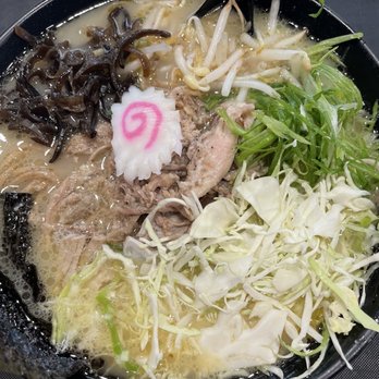 Noodlepig - Gluten free Zessan Ramen with shredded pork and cabbage added - Ramen Near Me - Grand Rapids, Michigan Noodlepig - Gluten free Zessan Ramen with shredded pork and cabbage added - Ramen Near Me - Grand Rapids, Michigan