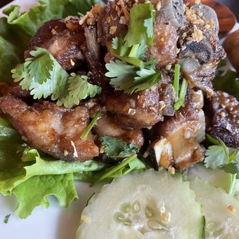 Thaisons - Fried Pork Ribs with Garlic - Asian Fusion Near Me - Falls Church, Virginia Thaisons - Fried Pork Ribs with Garlic - Asian Fusion Near Me - Falls Church, Virginia