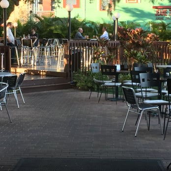 Motorworks Brewing - From the bar looking out to the biergarten - Breweries Near Me - Bradenton, Florida
