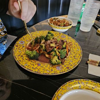 Stellar 66 - Beef and Broccoli with fried rice. Very good! - Chinese Near Me - Gilbert, Arizona
