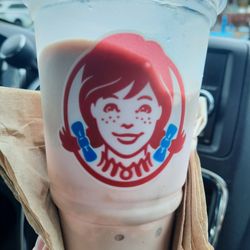 Wendy's - Half peppermint, half chocolate frosty...yum!