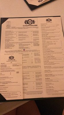 Menu photo 6 801 Chophouse Denver, CO