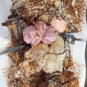 Opa Greek Grill - Fried pita with Nutella and icecream!!! Come get some oh man!!! - Greek Near Me - Warwick, New York Opa Greek Grill - Fried pita with Nutella and icecream!!! Come get some oh man!!! - Greek Near Me - Warwick, New York