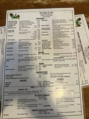 Menu photo 1 The Pickle N Pub Fort Myers, FL Menu photo 1 The Pickle N Pub Fort Myers, FL
