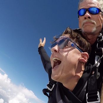 Skydive Tennessee - 120 MPH felt wonderful - it was not easy to get my mouth to close at that speed so I just went with it! - Skydiving Near Me - Tullahoma, Tennessee