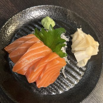 Tendon Tempura Carlos Junior - salmon sashimi - Japanese Near Me - Pasadena, California