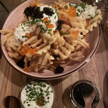 Silverlake Bistro - Caviar Waffle Fries - American Near Me - Miami Beach, Florida Silverlake Bistro - Caviar Waffle Fries - American Near Me - Miami Beach, Florida