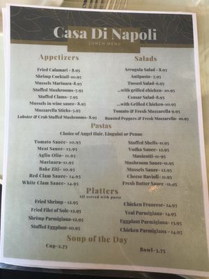 Menu photo 4 Casa Di Napoli Union City, NJ
