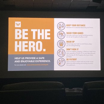 Warehouse Cinemas Frederick - Covid-19 policies - Cinema Near Me - Frederick, Maryland
