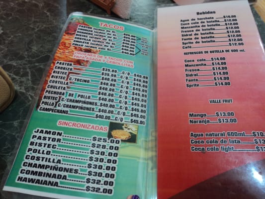 Menu photo 3 La Flamita Mixe Oaxaca, OAX Menu photo 3 La Flamita Mixe Oaxaca, OAX