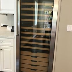 Don's Appliance Repair - subzero wine cooler we repaired.