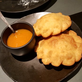 ABC Cocina - Kabocha and smoked mozzarella empanadas - Latin American Near Me - New York, New York ABC Cocina - Kabocha and smoked mozzarella empanadas - Latin American Near Me - New York, New York