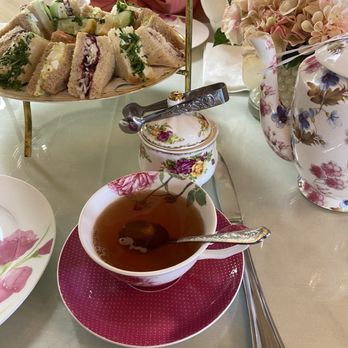 The T Room - Hibiscus chamomile tea - Tea Rooms Near Me - Montrose, California The T Room - Hibiscus chamomile tea - Tea Rooms Near Me - Montrose, California