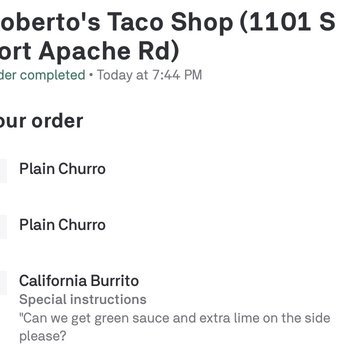 Roberto's Taco Shop - They just ignore special instructions. Beware if you have any allergies and want things removed. - Mexican Near Me - Las Vegas, Nevada