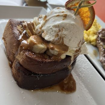 Untoasted - French toast Banana Dulce de Leche - Breakfast & Brunch Near Me - Hallandale Beach, Florida
