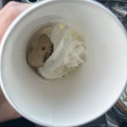 Pup cup with a treat for my Dog! Pup cup with a treat for my Dog!