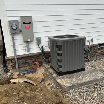 Summit Heating & Cooling - RUUD Air Conditioner coil on pad - Heating & Air Conditioning/HVAC Near Me - Tallmadge, Ohio Summit Heating & Cooling - RUUD Air Conditioner coil on pad - Heating & Air Conditioning/HVAC Near Me - Tallmadge, Ohio