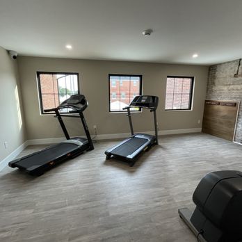 The Principal Hotel - Exercise room in the former principal's office - Hotels Near Me - Columbia, Illinois The Principal Hotel - Exercise room in the former principal's office - Hotels Near Me - Columbia, Illinois