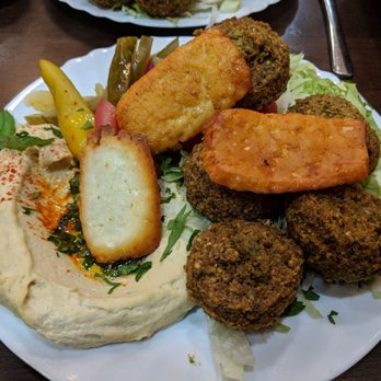 Azzam - Falafel Haloumi Plate (5 Euro) - Middle Eastern Near Me - Berlin, BE