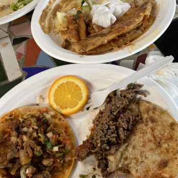Tio's Tacos - Filete de pescado al mojo de ajo and tacos (pastor and asada) - Mexican Near Me - Riverside, California Tio's Tacos - Filete de pescado al mojo de ajo and tacos (pastor and asada) - Mexican Near Me - Riverside, California