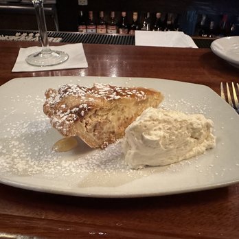 Fife 'n Drum Restaurant & Inn - Ricotta pie warm dessert with excellent whipped cream! - New American Near Me - Kent, Connecticut