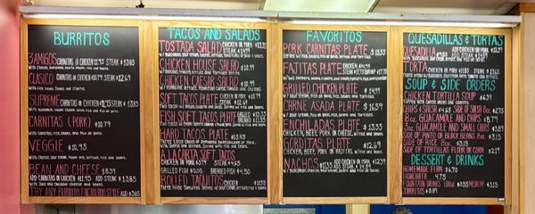 Menu photo 5 3 Amigos Restaurant Newbury Park, CA