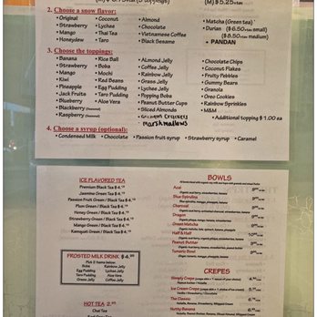 Salju Dessert - Menu. - Desserts Near Me - Alhambra, California Salju Dessert - Menu. - Desserts Near Me - Alhambra, California
