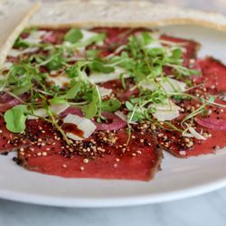 Proof Kitchen and Lounge - Bison Carpaccio