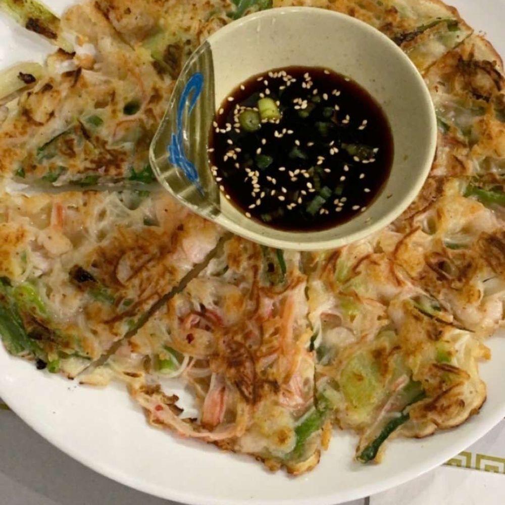 Hanmaru - Seafood pancake - Korean Near Me - Allston, Massachusetts